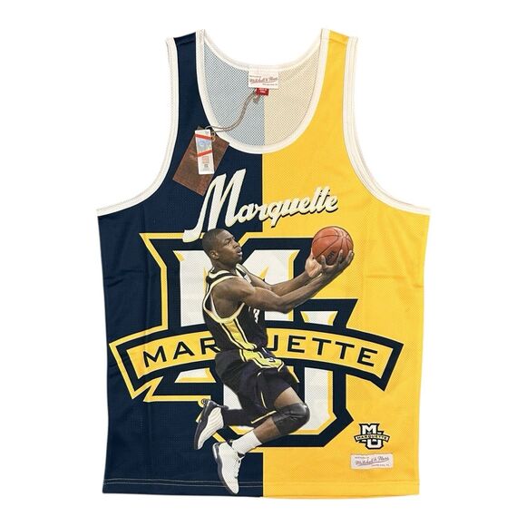 Mitchell & Ness Dwyane Wade Marquette  Basketball Jersey Medium $85 - Picture 1 of 9